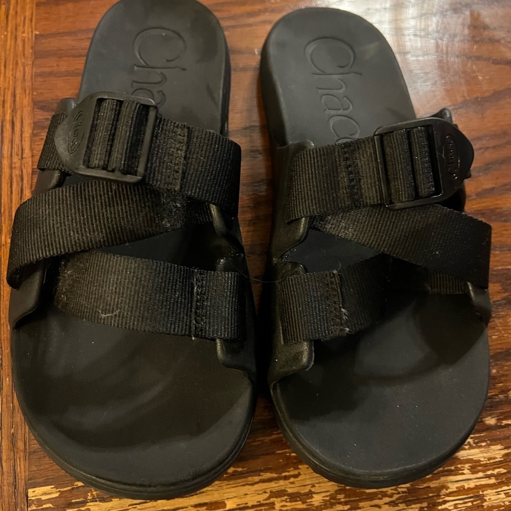 Chaco Black Adjustable Strap Sandals - image 1